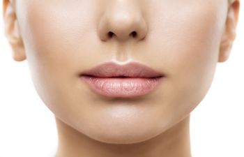 photo of a womans lips