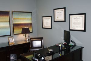 dr stong office desk