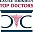 Logo of Castle Connolly Top Doctors, featuring a caduceus symbol and the text above and below it.