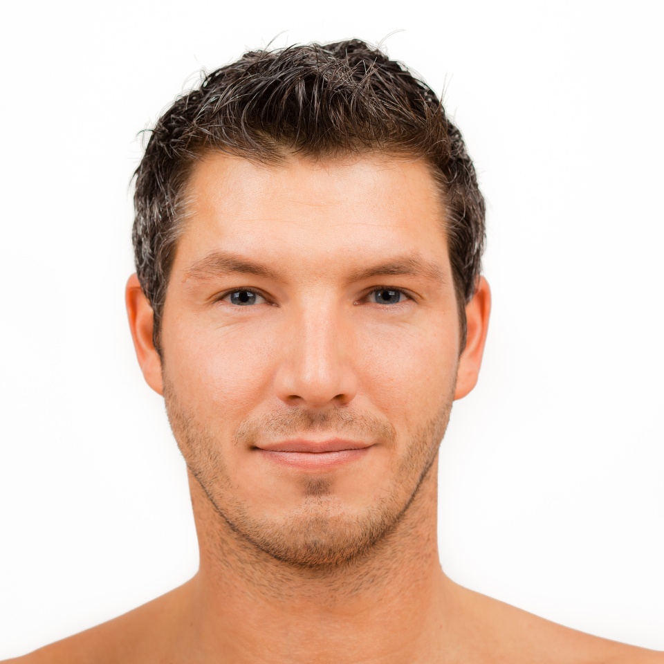 Cosmetic wellness spa man spraying fragrance